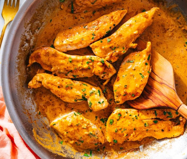 Creamy Garlic Chicken – Food | GoodwinTek