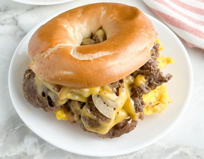 Steak Egg and Cheese Bagel – Food | GoodwinTek