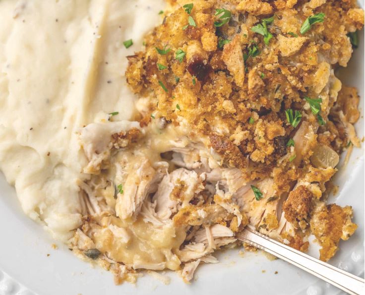 Crockpot Chicken and Stuffing