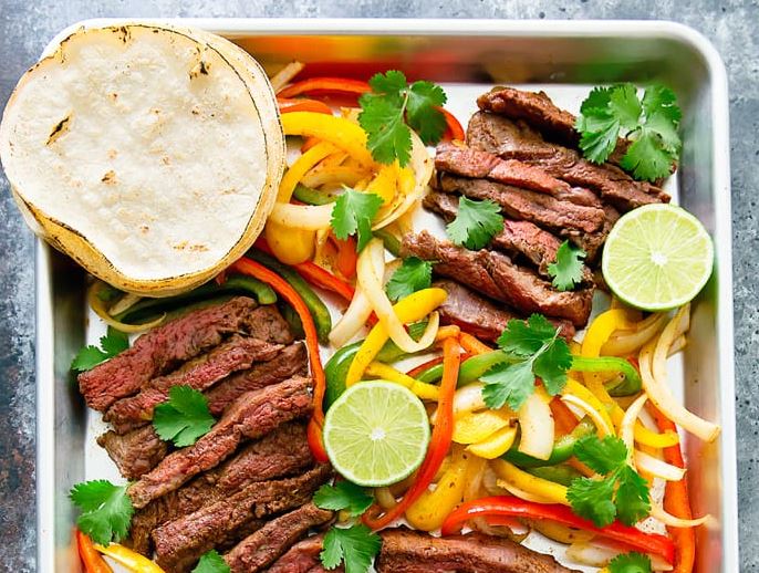 Sheet Pan Steak Fajitas – Food | GoodwinTek